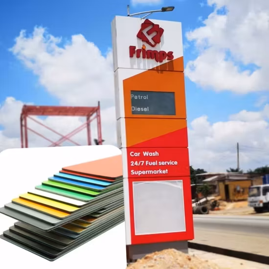 3mm ACP Sheet PVDF Outdoor External Wall Panel Aluminum Composite Panel for Advertising