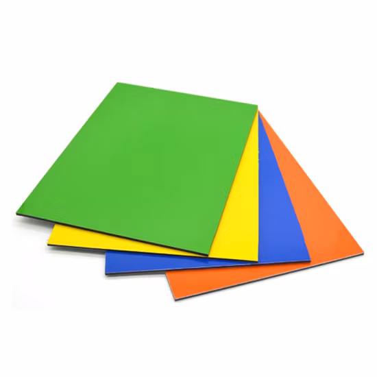 건축자재 벽면 Dibond ACP Acm PE PVDF Feve 광택 코팅 알루미늄 플라스틱 복합 시트 클래딩 패널