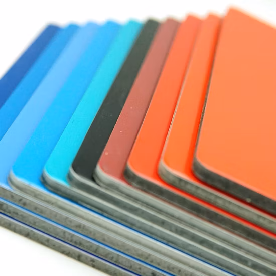 외벽 클래딩용 PVDF 코팅이 적용된 4mm 두께의 ACP 알루미늄 복합 패널