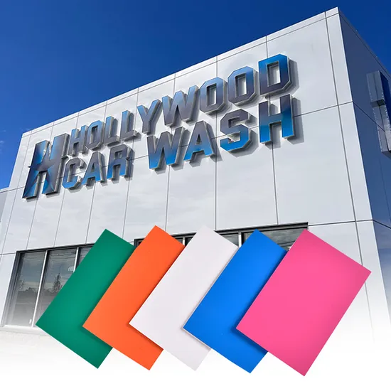 PE PVDF FEVE 코팅 건축 자재 알루미늄 복합 패널